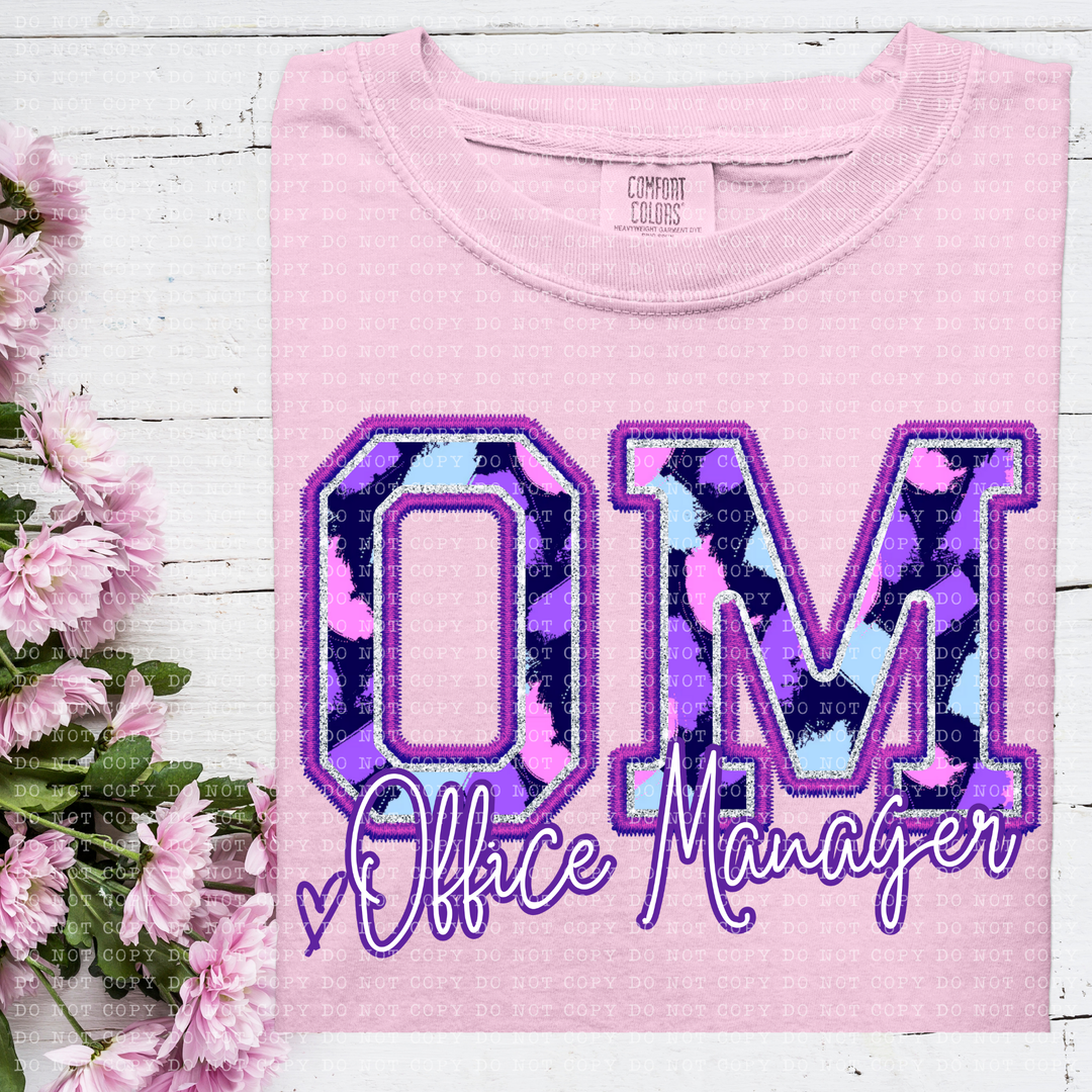 Perfectly Purple Occupations DTF Print
