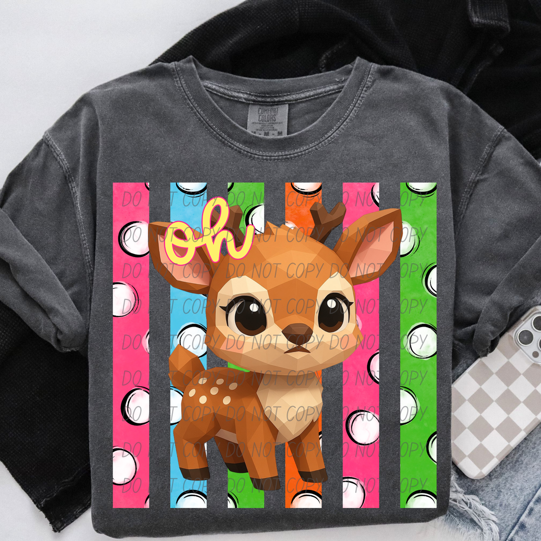 Oh Deer DTF Print