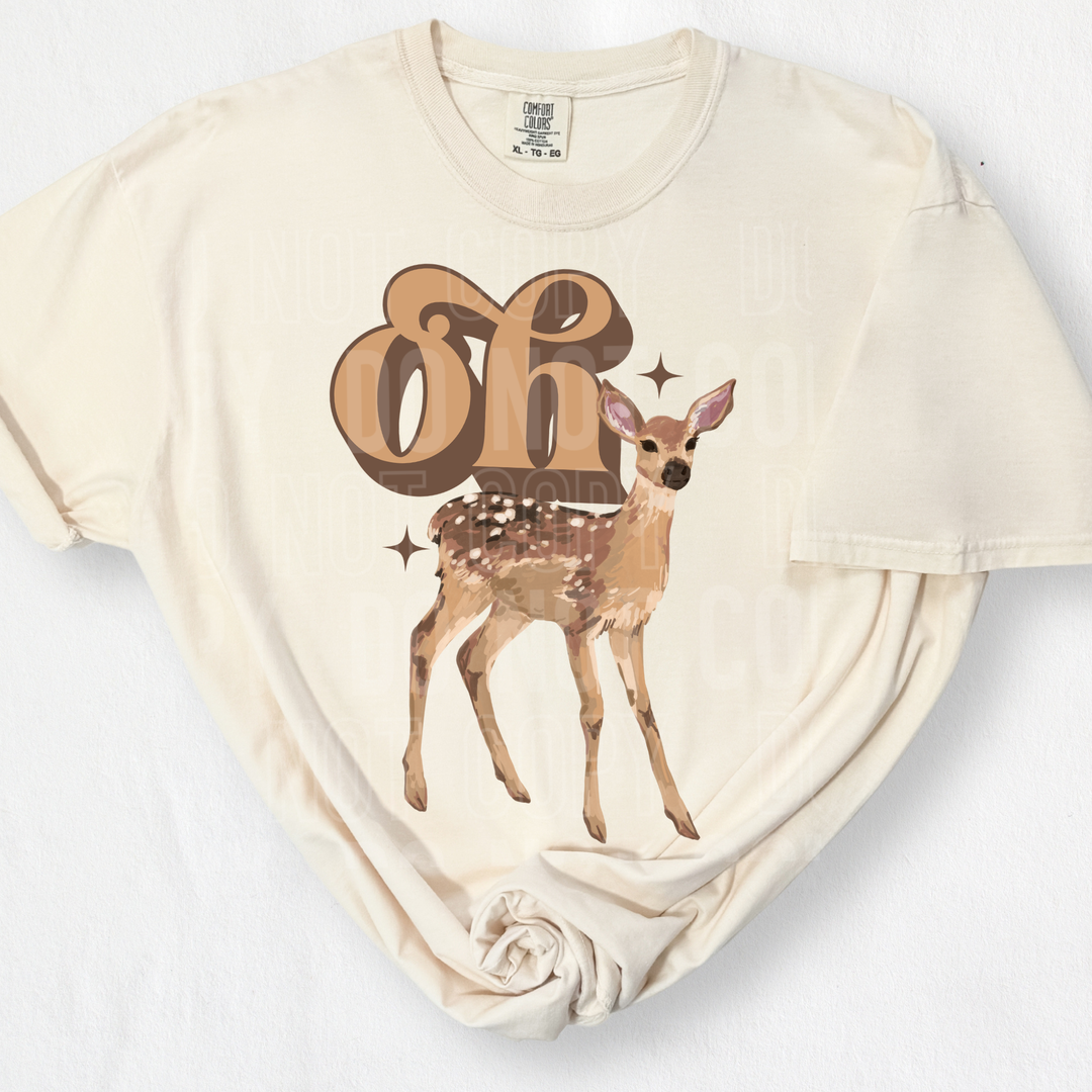 Oh Deer DTF Print