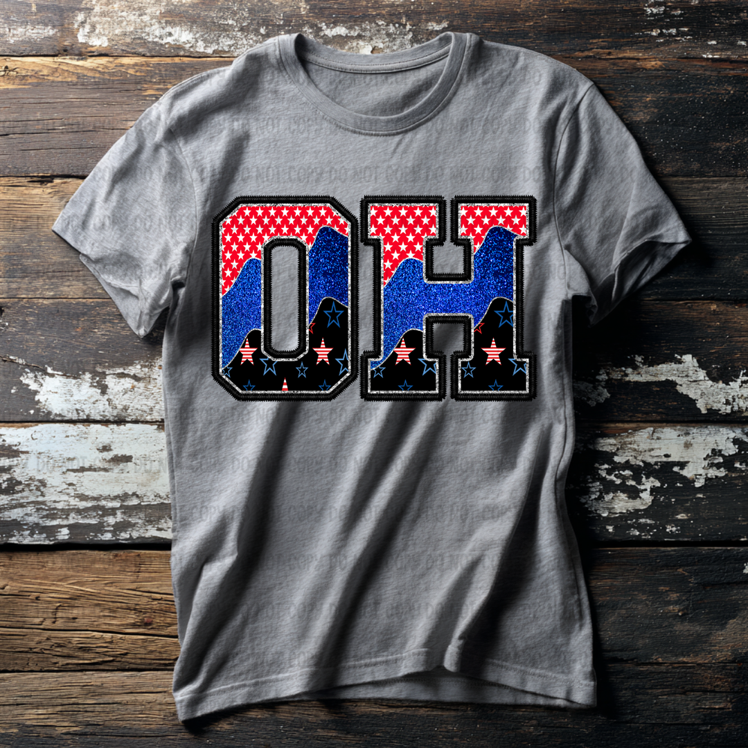 USA States DTF Print