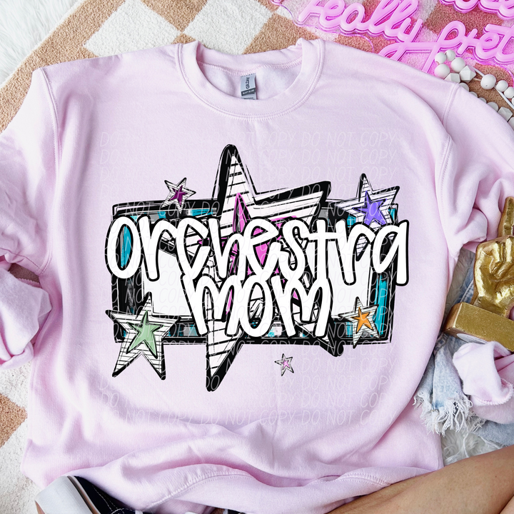Bright Stars Sports Mom DTF Print