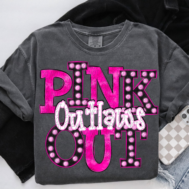 Pink Out Marquee DTF Print