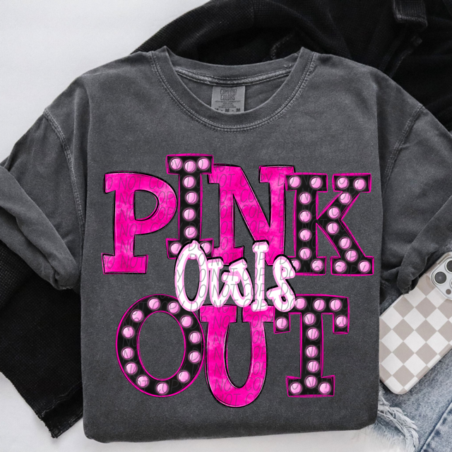 Pink Out Marquee DTF Print