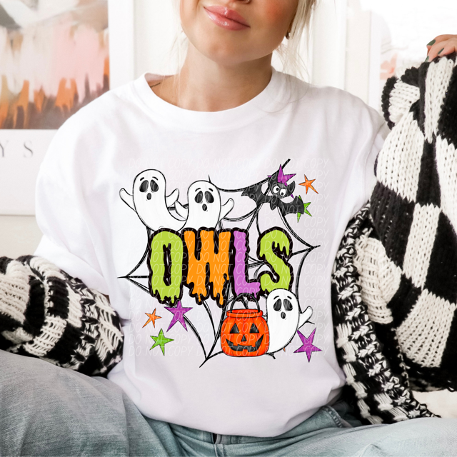 Halloween Mascots DTF Print