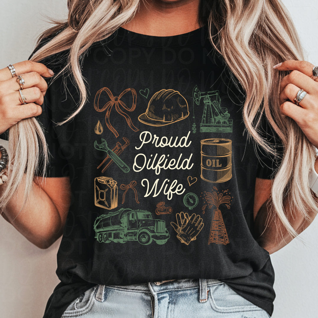 Proud Oilfield Wife DTF Print