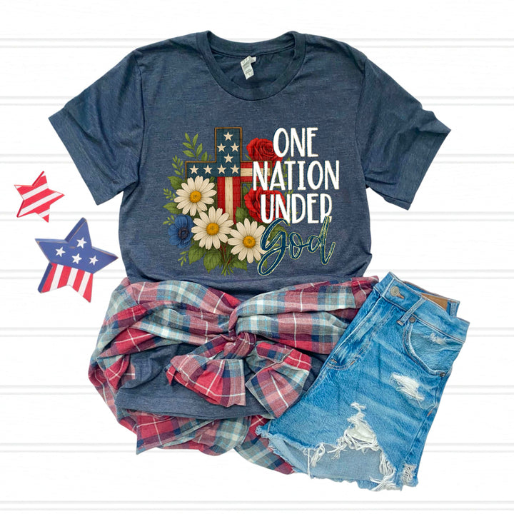 One Nation Under God DTF Print