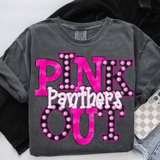 Pink Out Marquee DTF Print