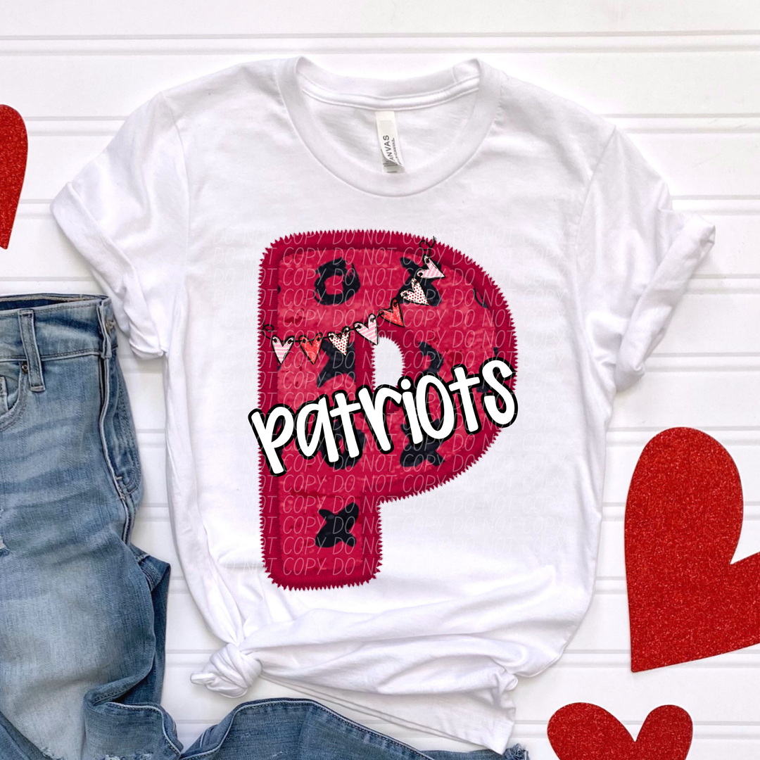 Valentines Day School Spirit T-Z DTF Print