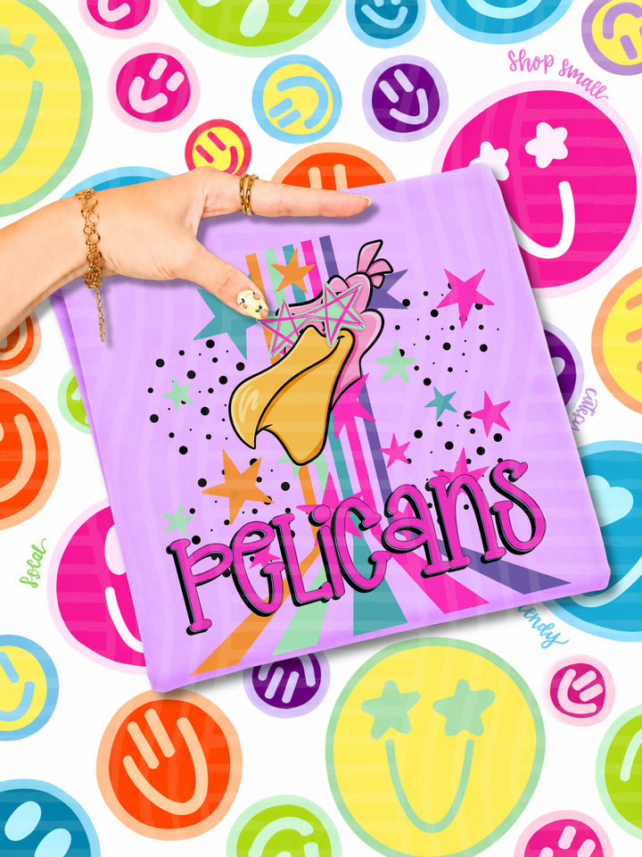 Starry Eyes Rainbow Mascots DTF Print