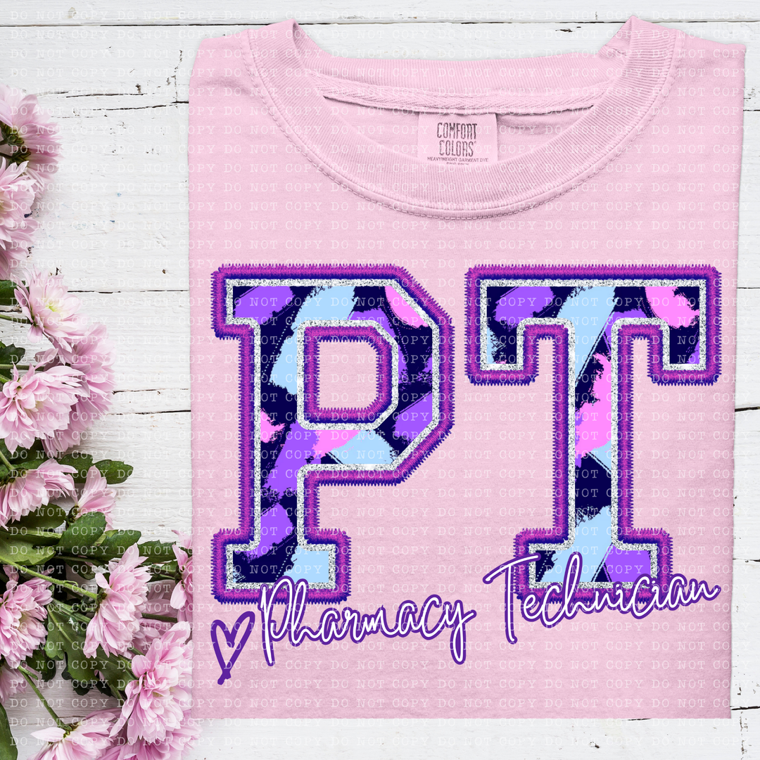 Perfectly Purple Occupations DTF Print