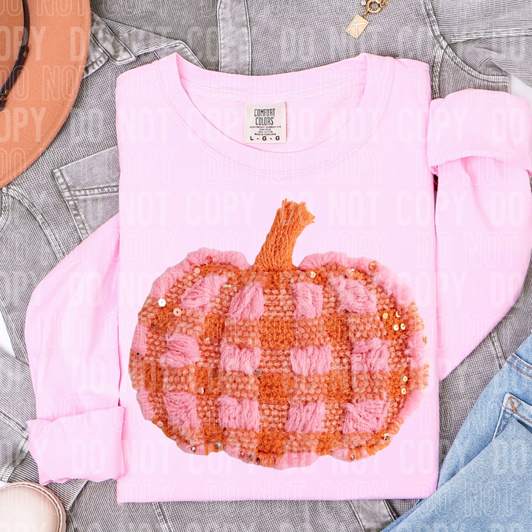 Pink And Orange DTF Print