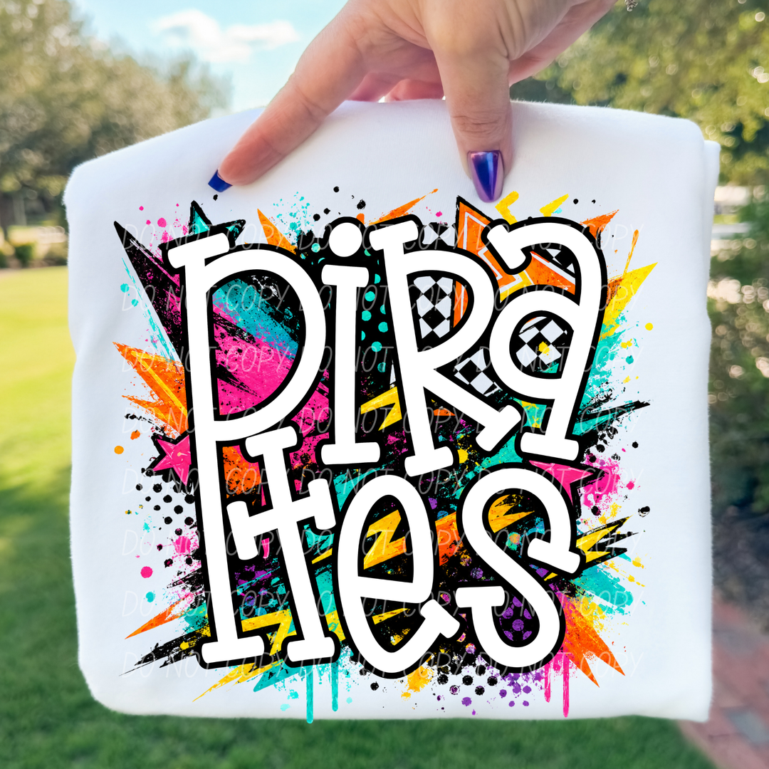Totally Tubular Mascots DTF Print