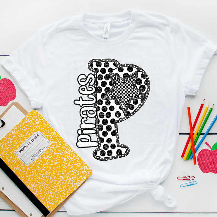 Polka Dot Mascots DTF Print