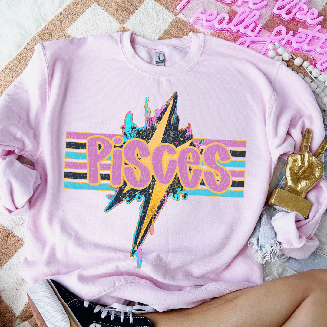 Geode Zodiac Signs DTF Print