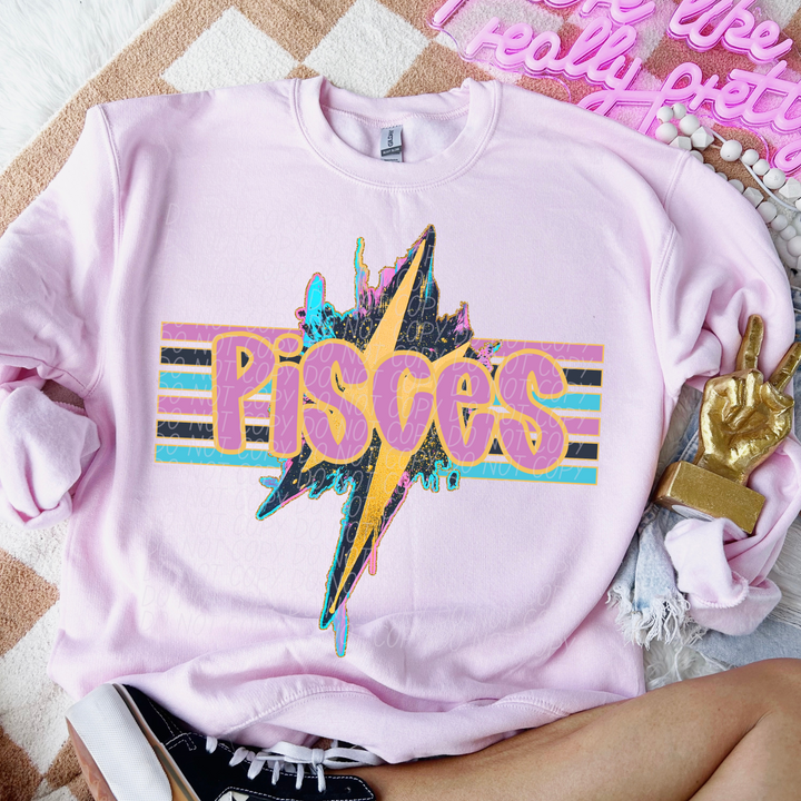Geode Zodiac Signs DTF Print