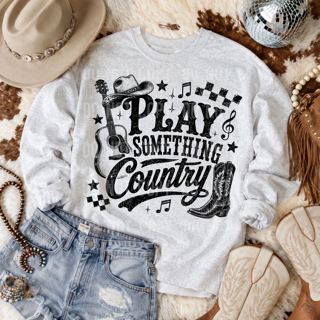 Play Something Country DTF Print