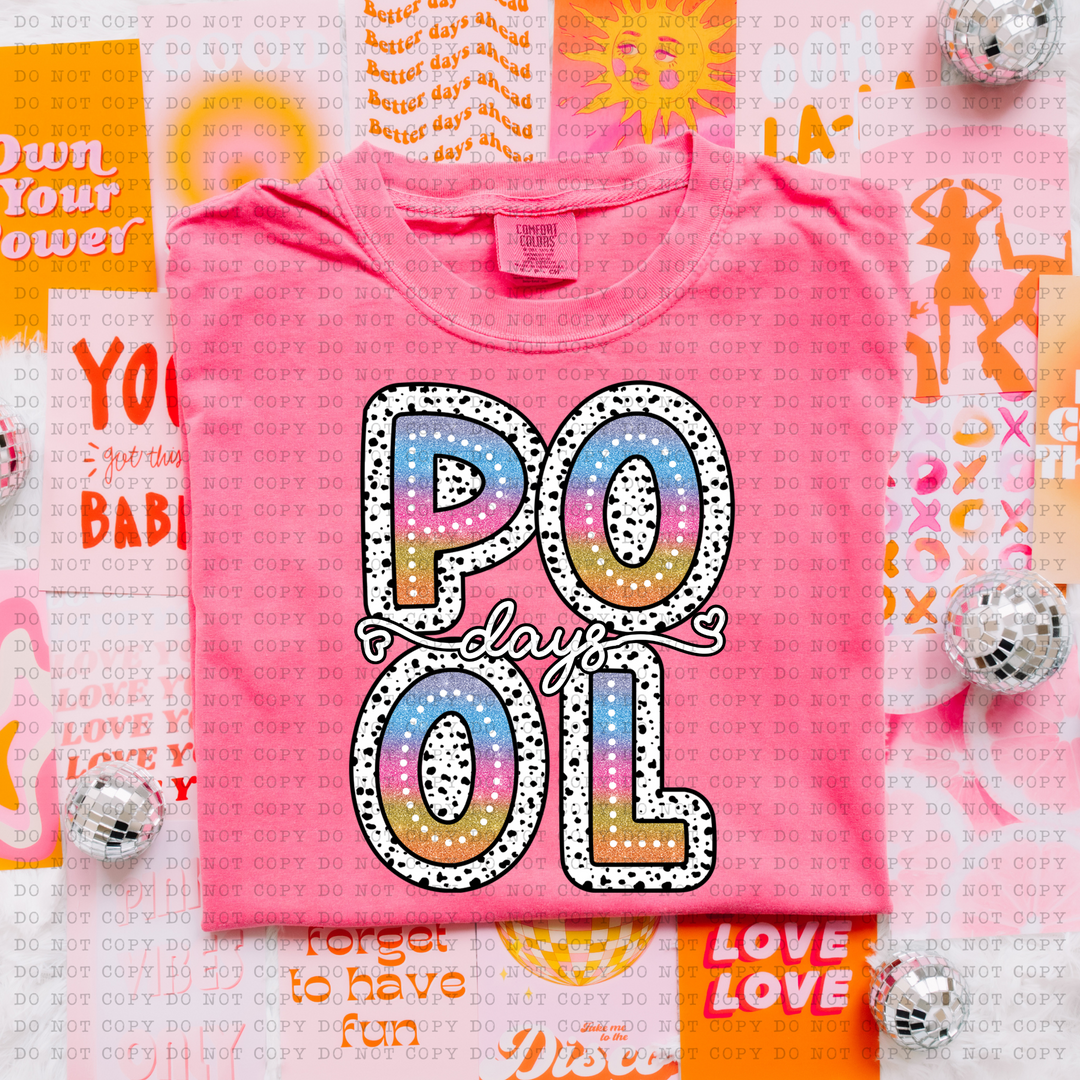 Pool Days 2 DTF Print