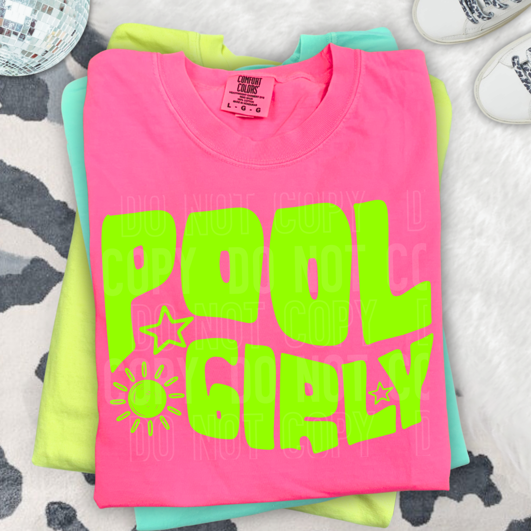 Pool Girly DTF Print