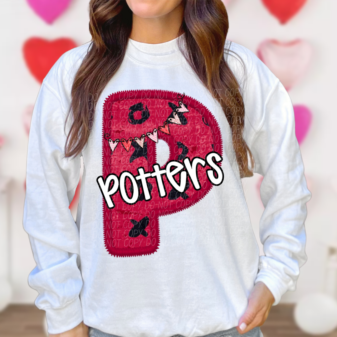 Valentines Day School Spirit T-Z DTF Print