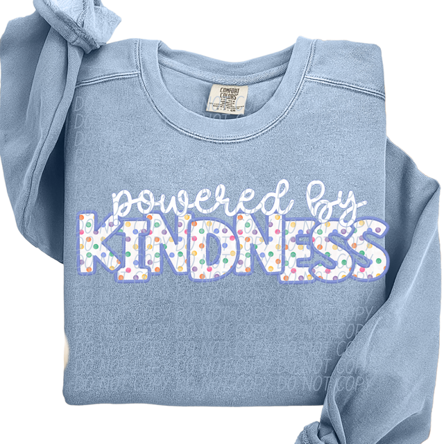 Powered By Kindness DTF Print