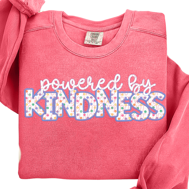 Powered By Kindness DTF Print