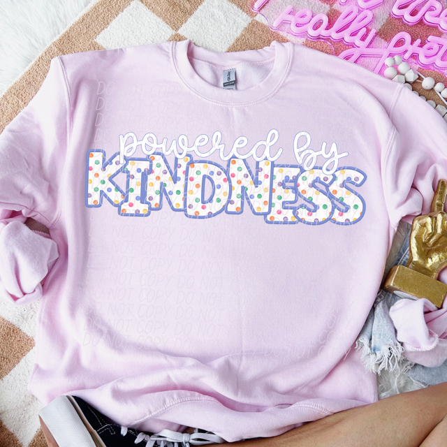 Powered By Kindness DTF Print