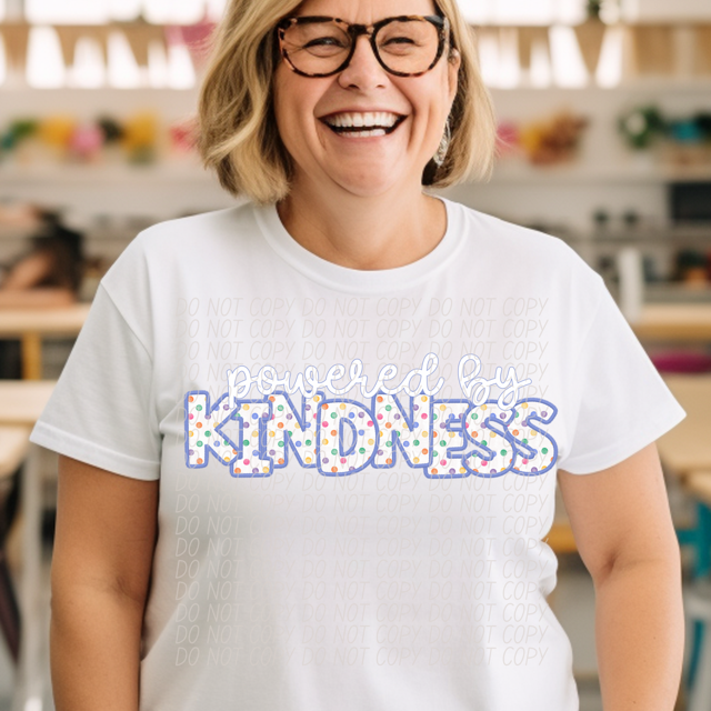 Powered By Kindness DTF Print
