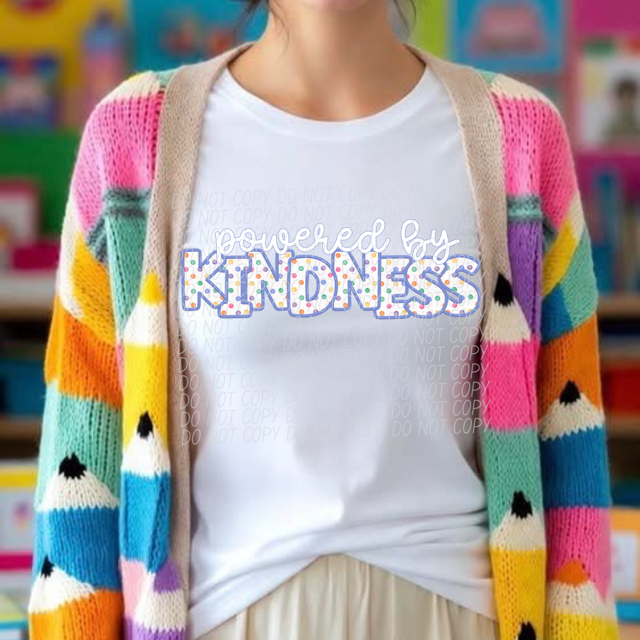 Powered By Kindness DTF Print