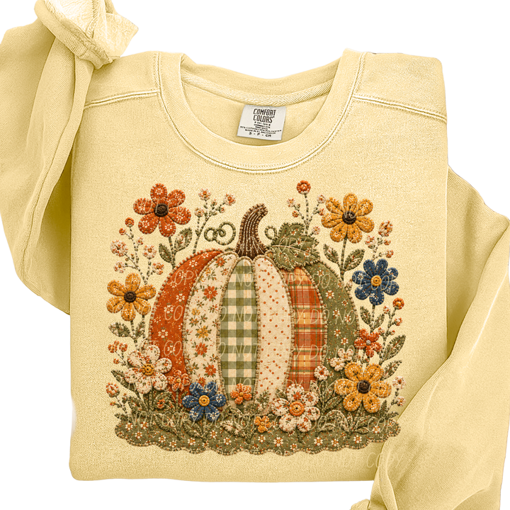 Fall Flowers DTF Print