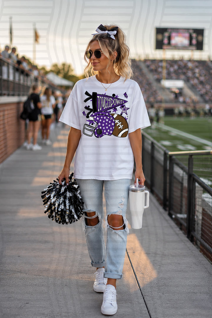 Touchdown Helmet DTF Print