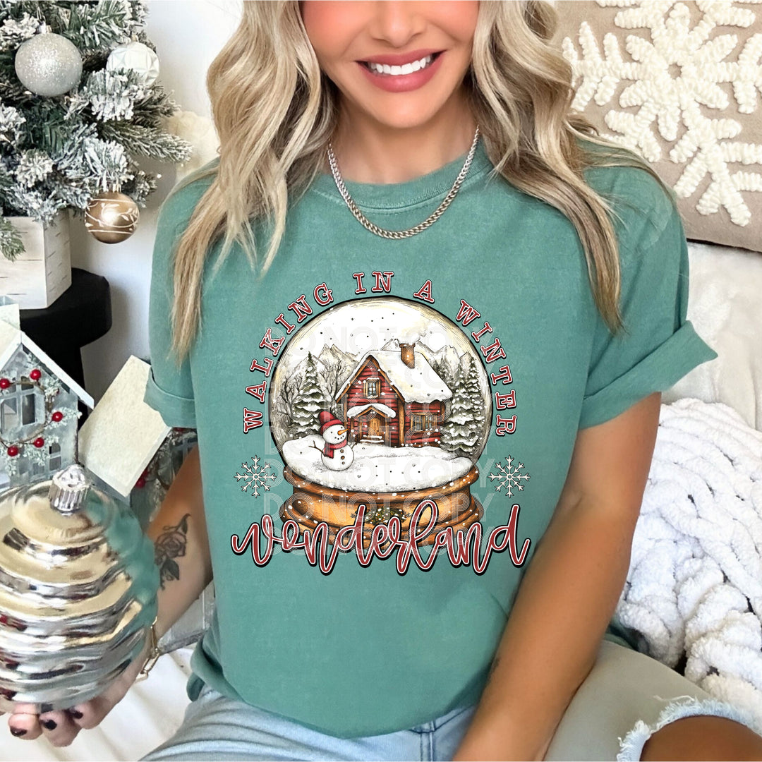 Walking in a Winter Wonderland DTF Print