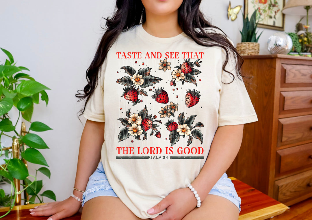 Taste and See That the Lord is Good DTF Print