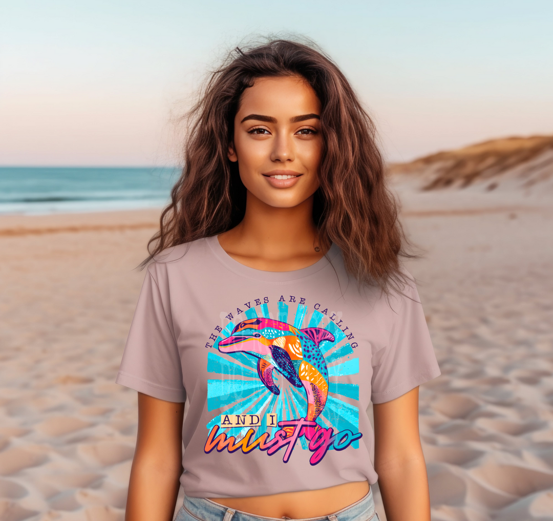 The Waves are Calling DTF Print