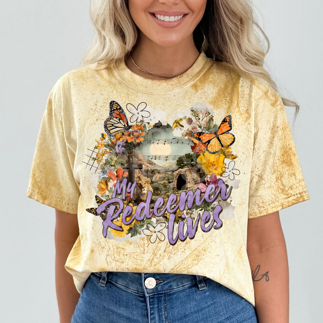 My Redeemer Lives DTF Print