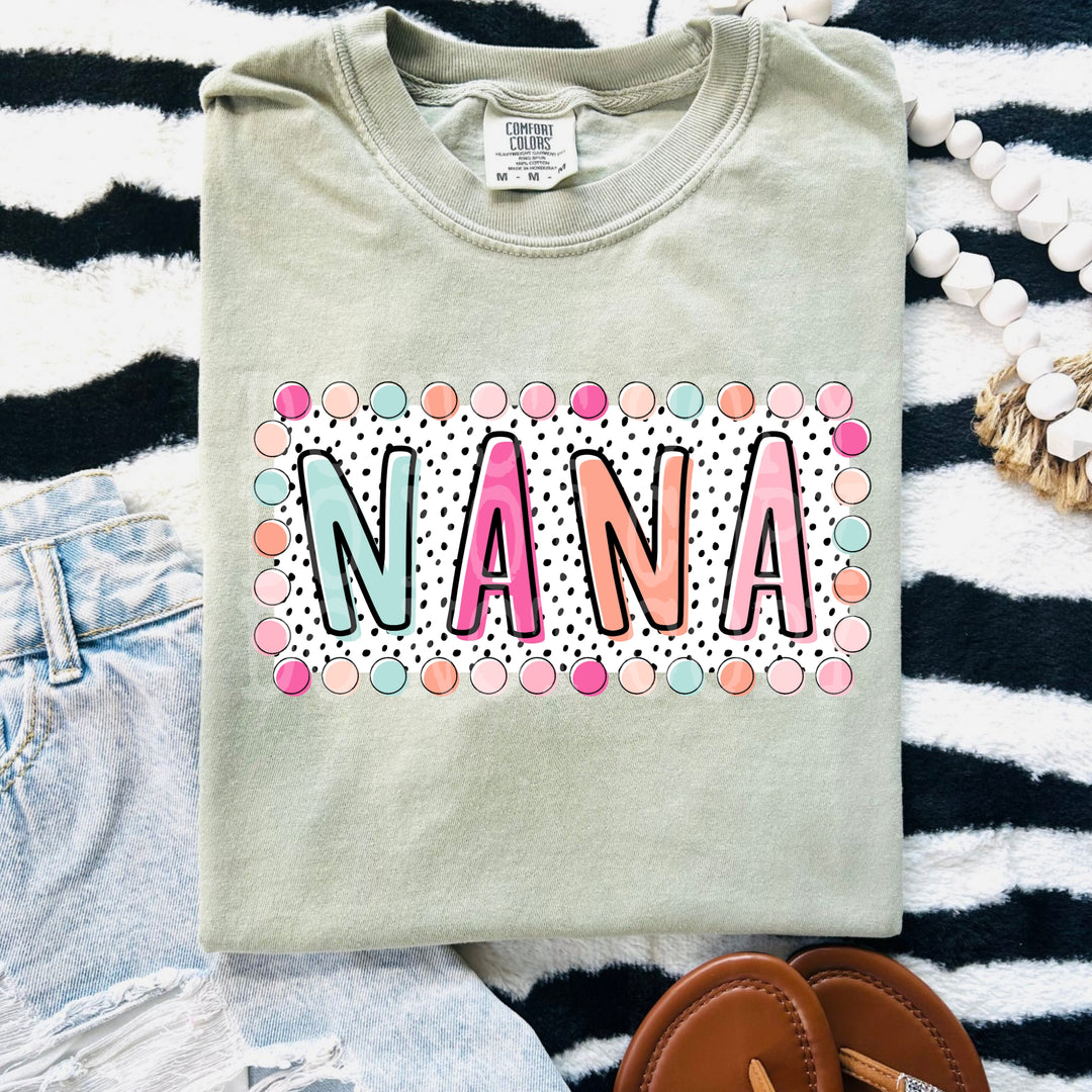 Name Summer Dots DTF Print