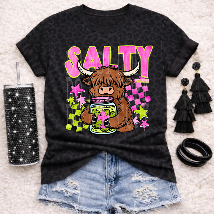 Salty Heifer DTF Print