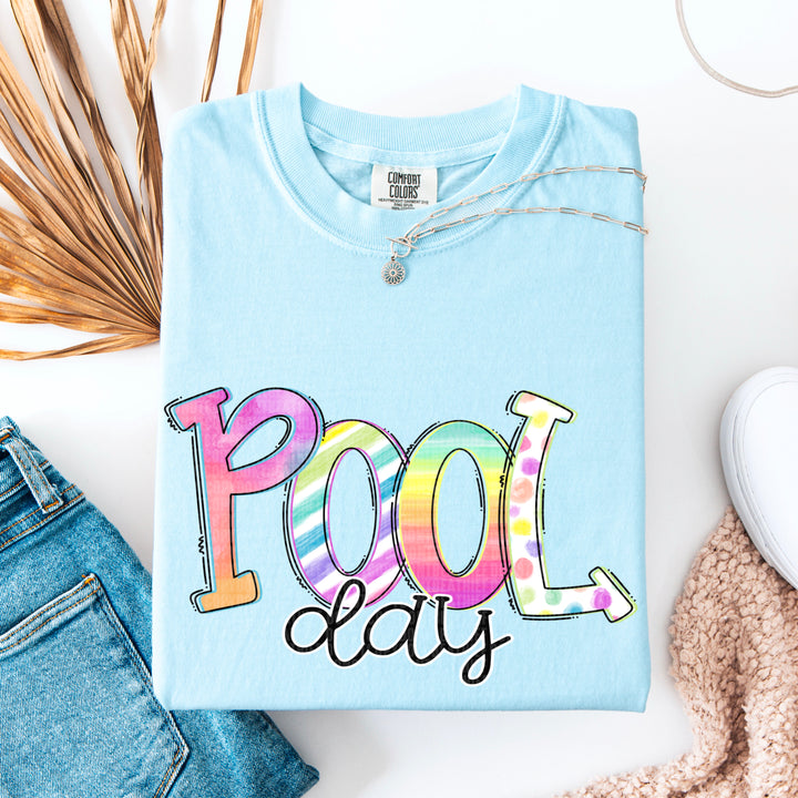 Pool Day DTF Print