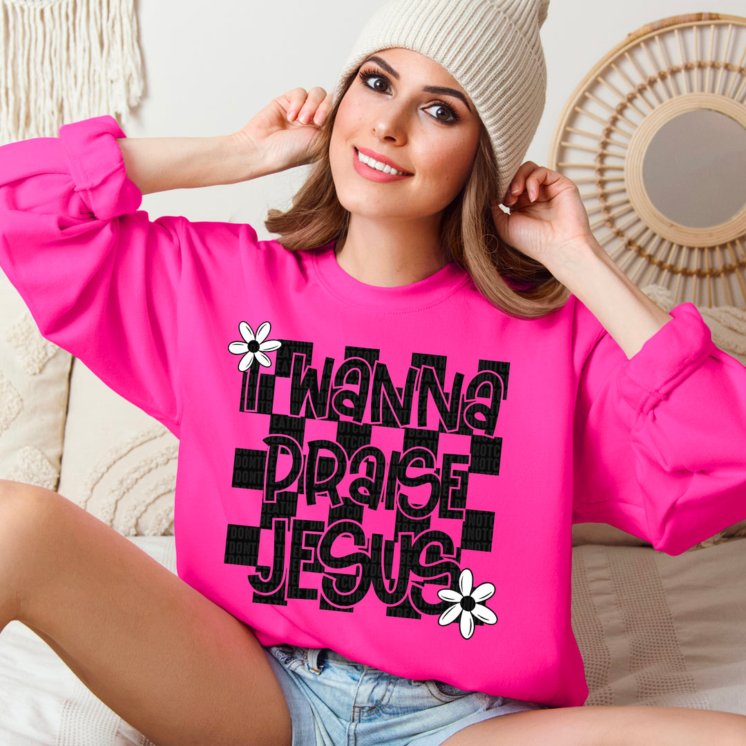 Praise Jesus DTF Print