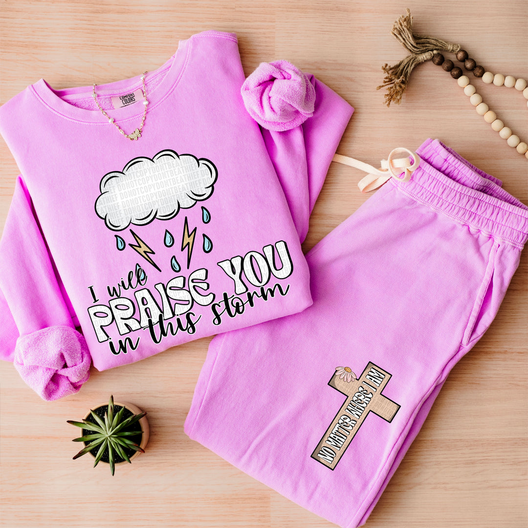 Praise You In The Storm FRONT DTF Print