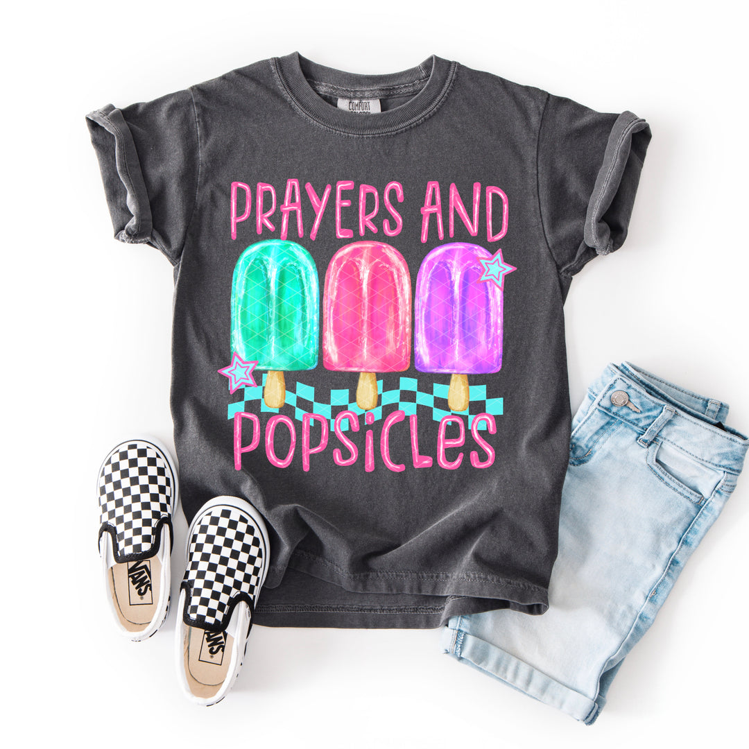 Prayers Popsicles Girl DTF Print