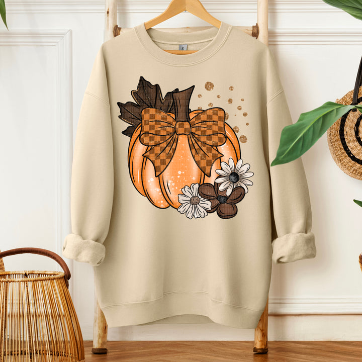 Pumpkin Floral DTF Print