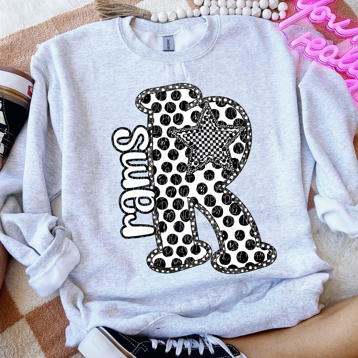 Polka Dot Mascots DTF Print