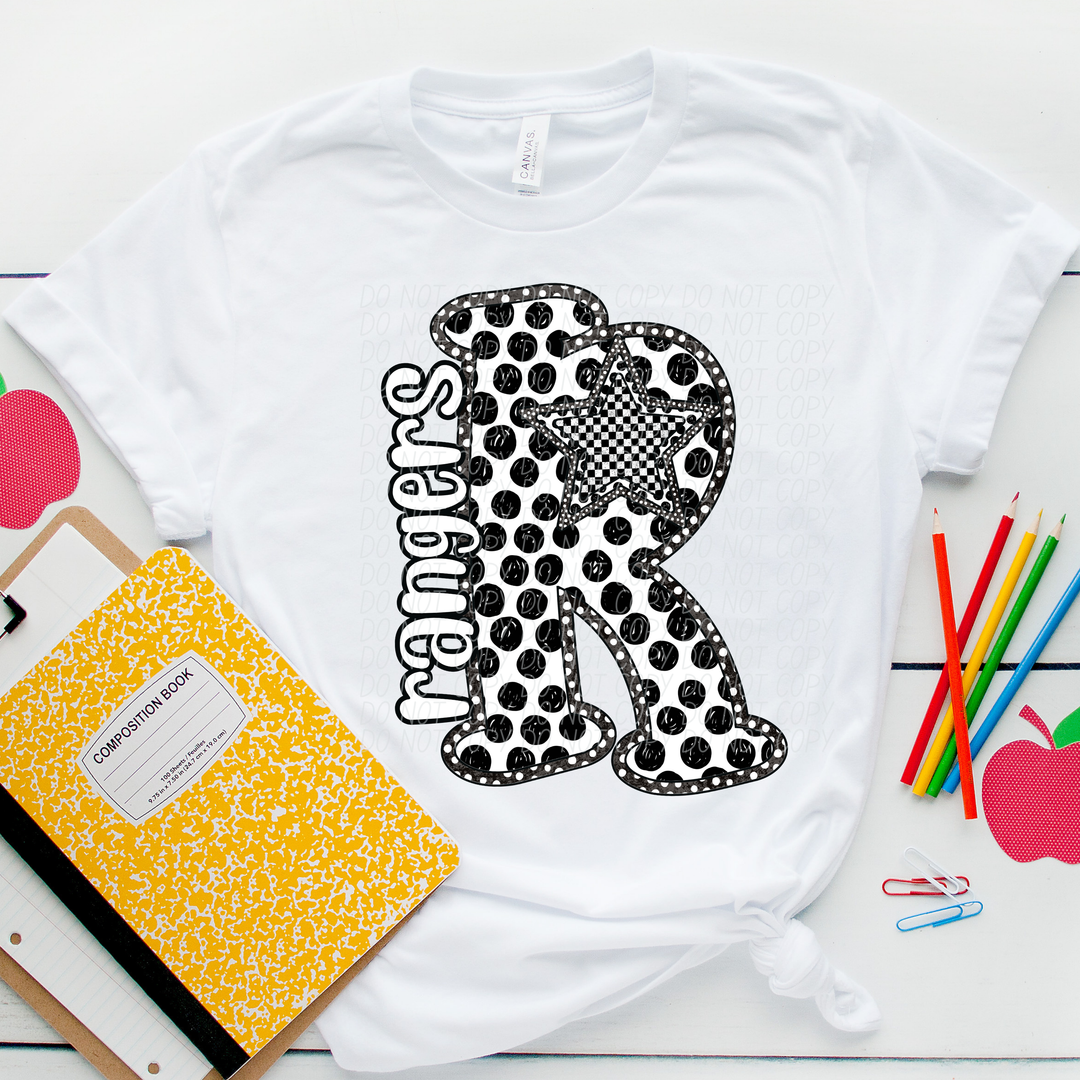 Polka Dot Mascots DTF Print