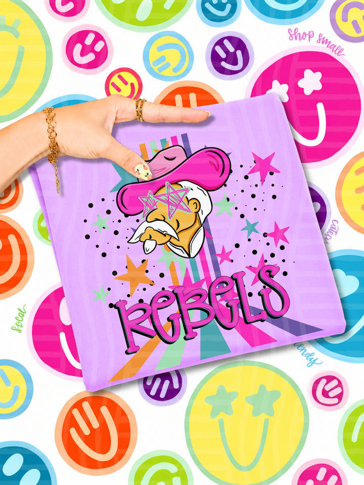 Starry Eyes Rainbow Mascots DTF Print