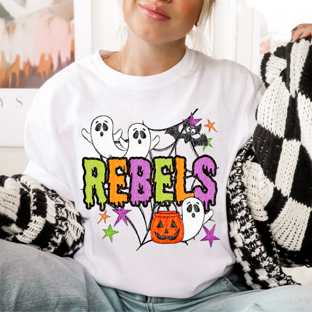Halloween Mascots DTF Print
