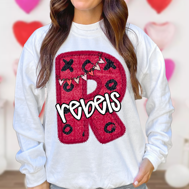 Valentines Day School Spirit A-B DTF Print