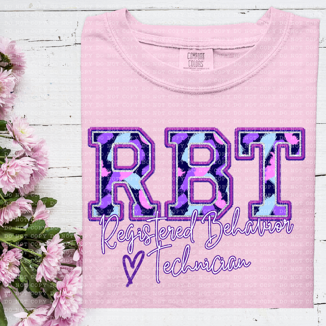 Perfectly Purple Occupations DTF Print