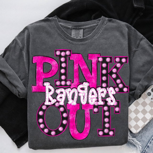 Pink Out Marquee DTF Print