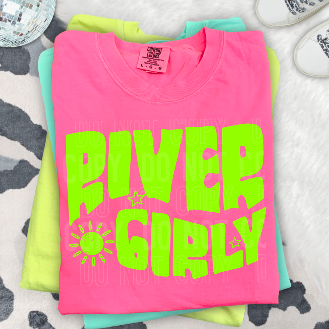 River Girly DTF Print