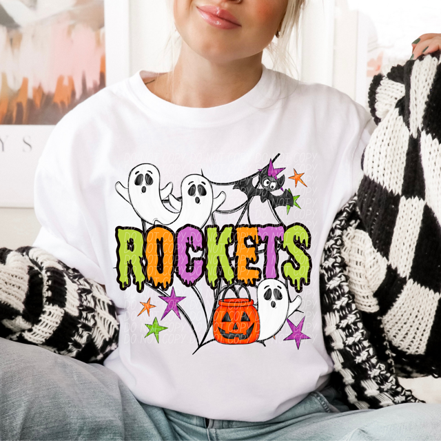 Halloween Mascots DTF Print